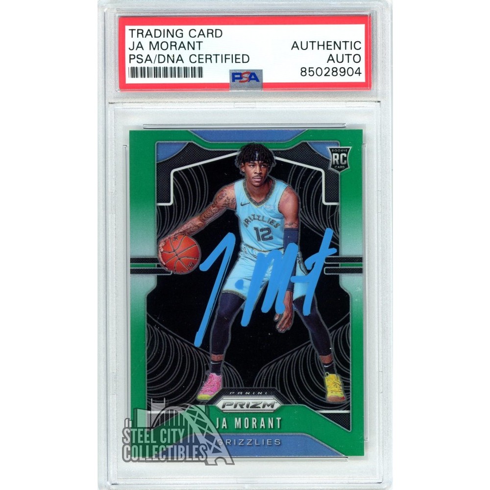 Grizzlies Ja Morant RC purchases Prizm PSA 10