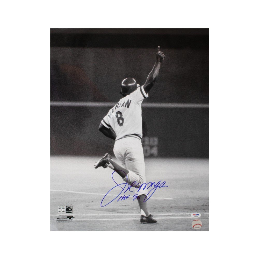 Joe Morgan Autographed 16x20 Photo Cincinnati Reds HOF 90 PSA/DNA St — RSA