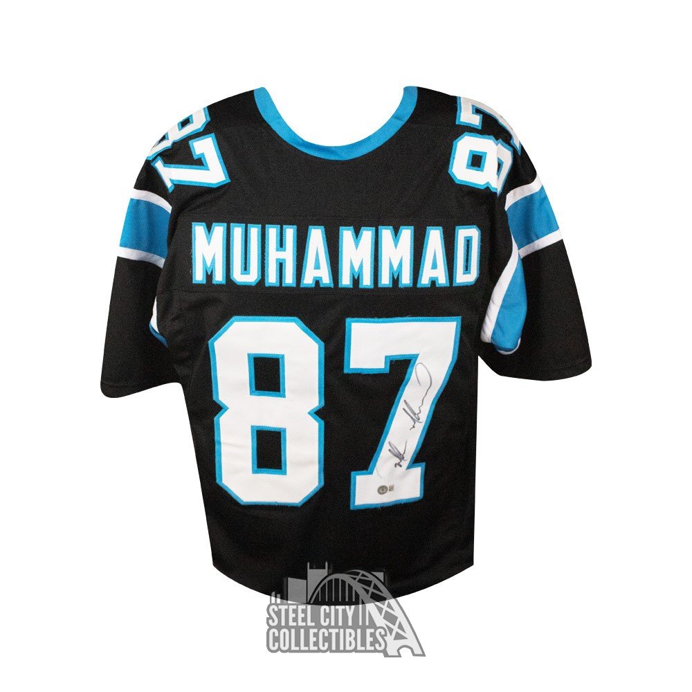 Muhsin Muhammad Autographed Carolina Custom Football Jersey - BAS ...