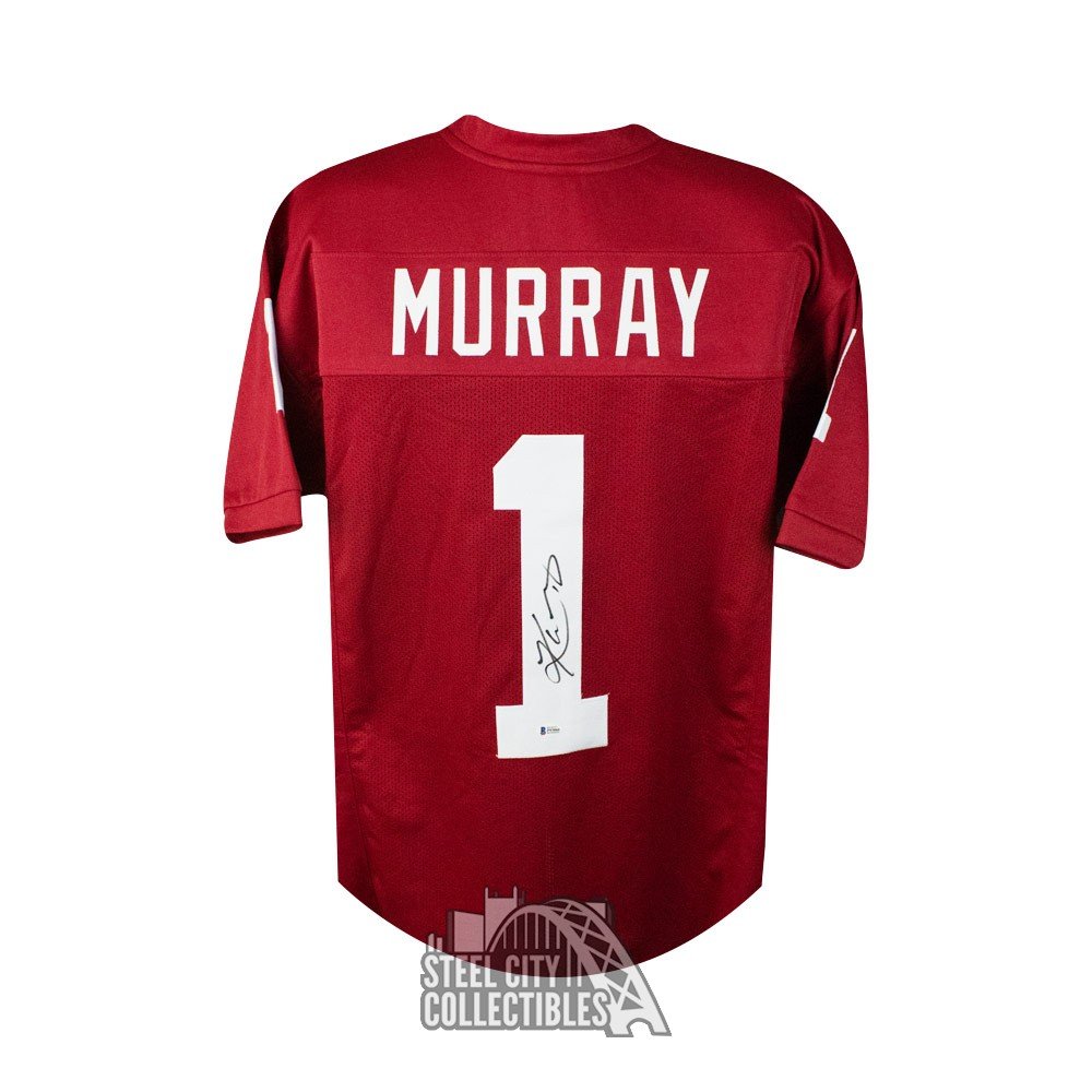Kyler Murray Autographed Oklahoma Sooners Custom Football Jersey - BAS COA