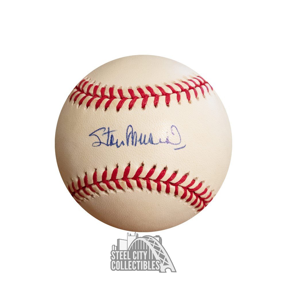 Stan Musial Autographed Official National League Baseball - PSA/DNA 8.5