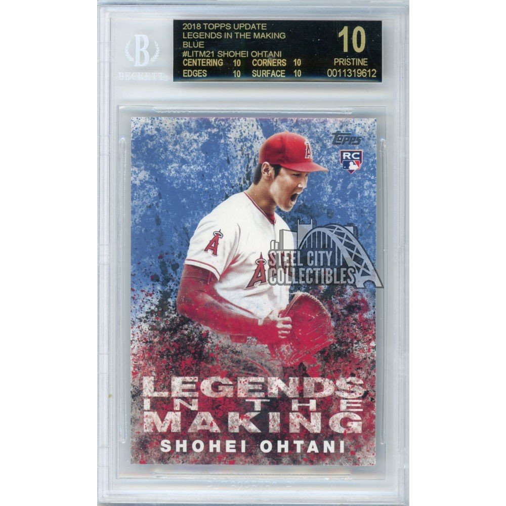 Shohei Ohtani Topps Legends in the Making Black Rookie Card 2018