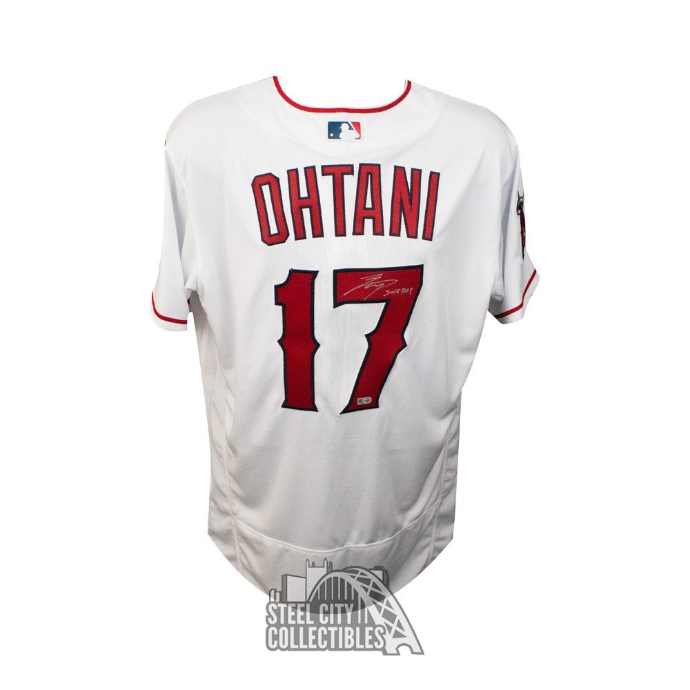 Shohei Ohtani 2018 ROY Autographed Los Angeles Angels Authentic Baseball  Jersey - MLB Hologram