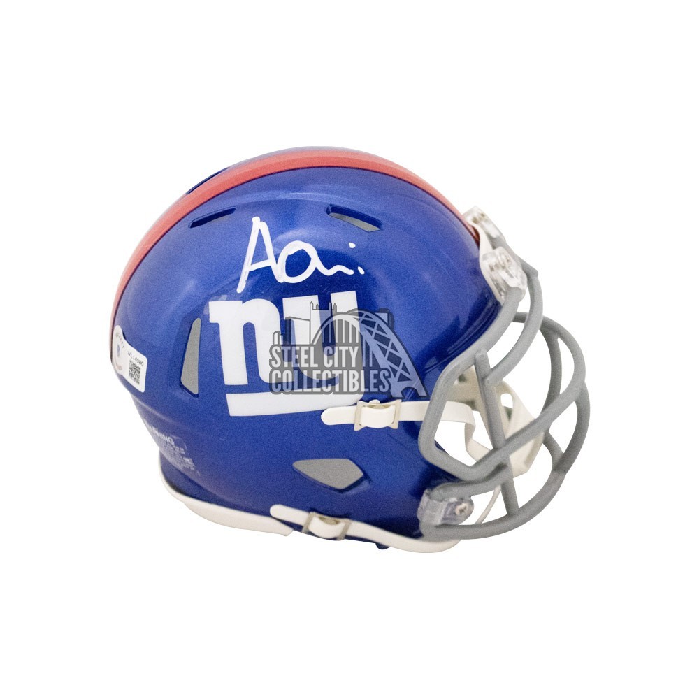 Azeez Ojulari New York Giants Autographed Riddell Speed Mini