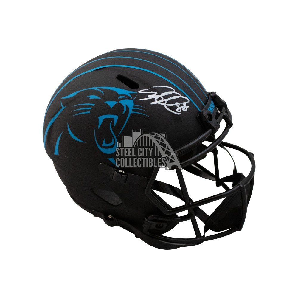 Greg Olsen Autographed Panthers Eclipse Replica Full-Size Football ...