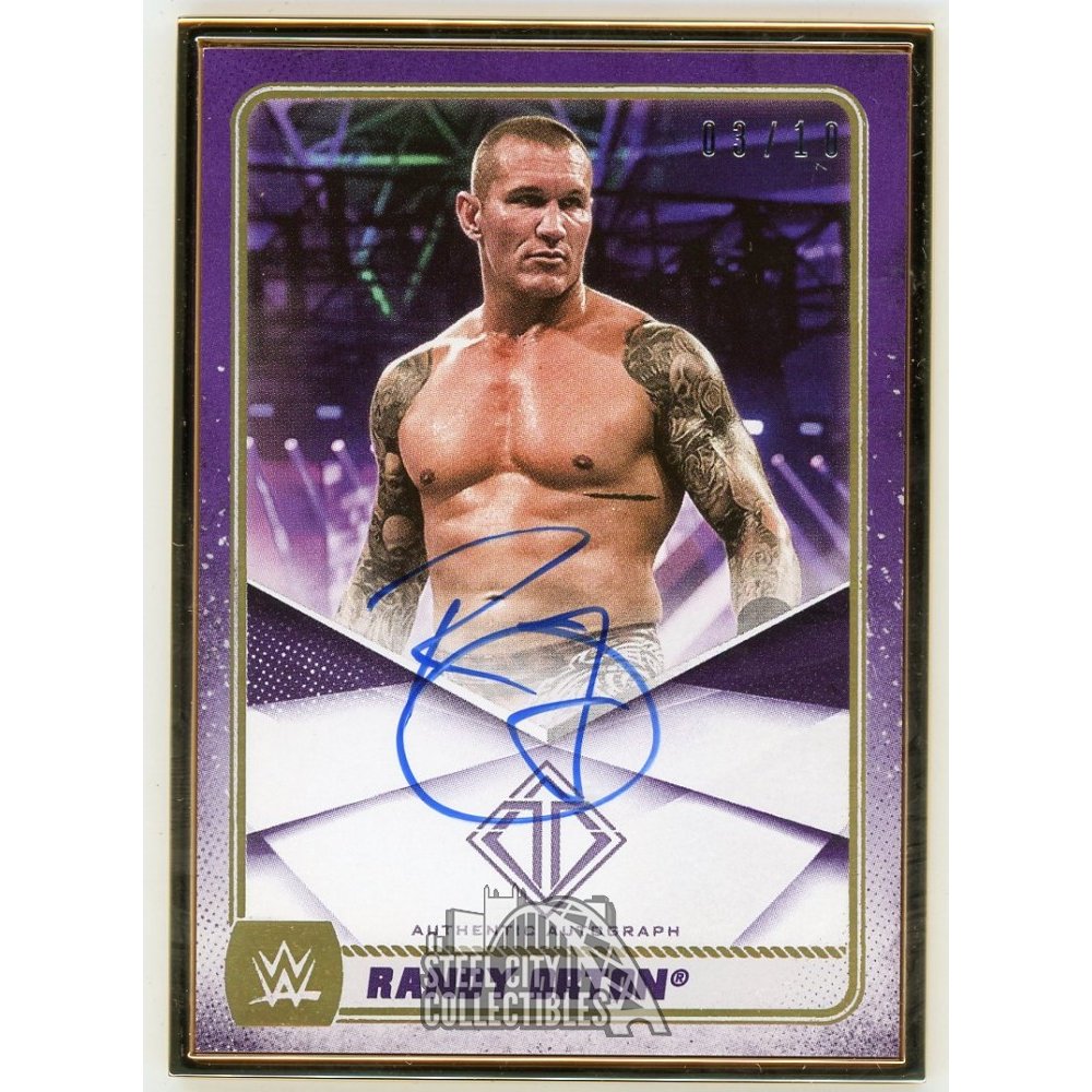 Randy Orton 2020 Topps Transcendent WWE Autographed Card /10 | Steel ...