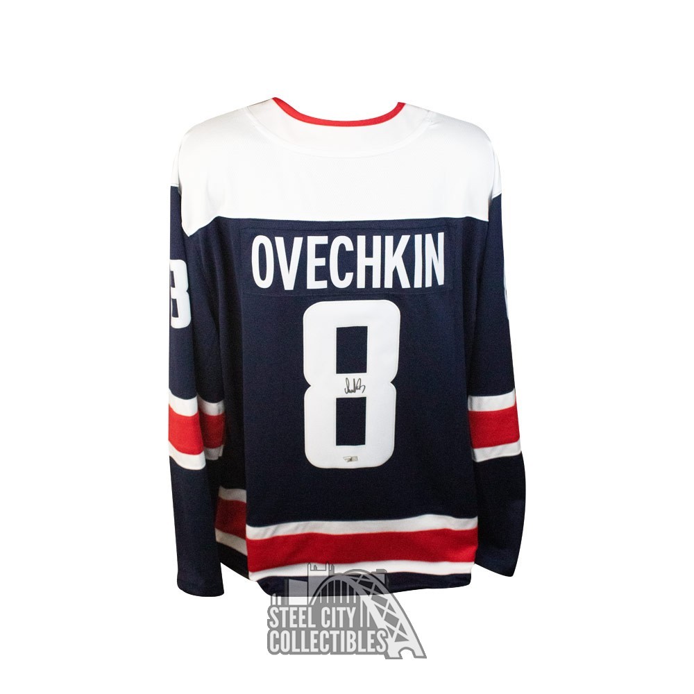 Alexander Ovechkin White Washington Capitals Autographed 2022 NHL