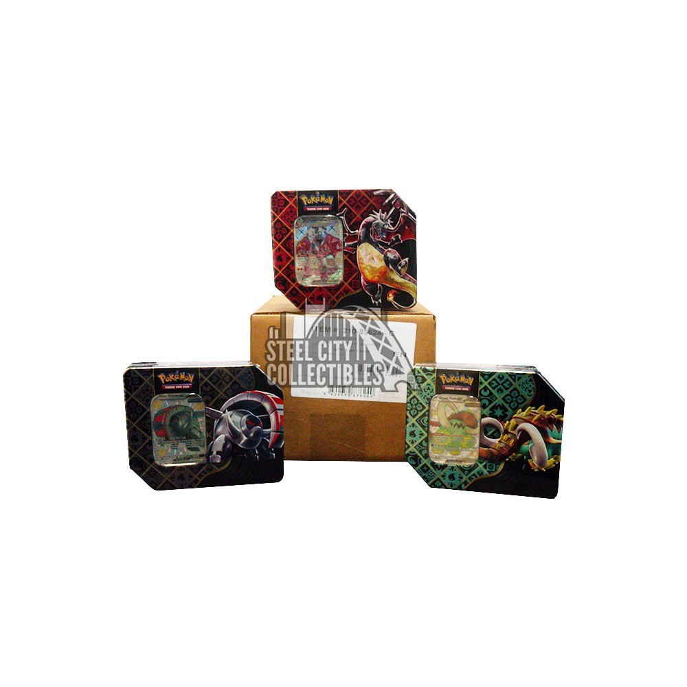 Pokemon TCG: Scarlet & Violet Paldean Fates 4-Packs Tin Bundle