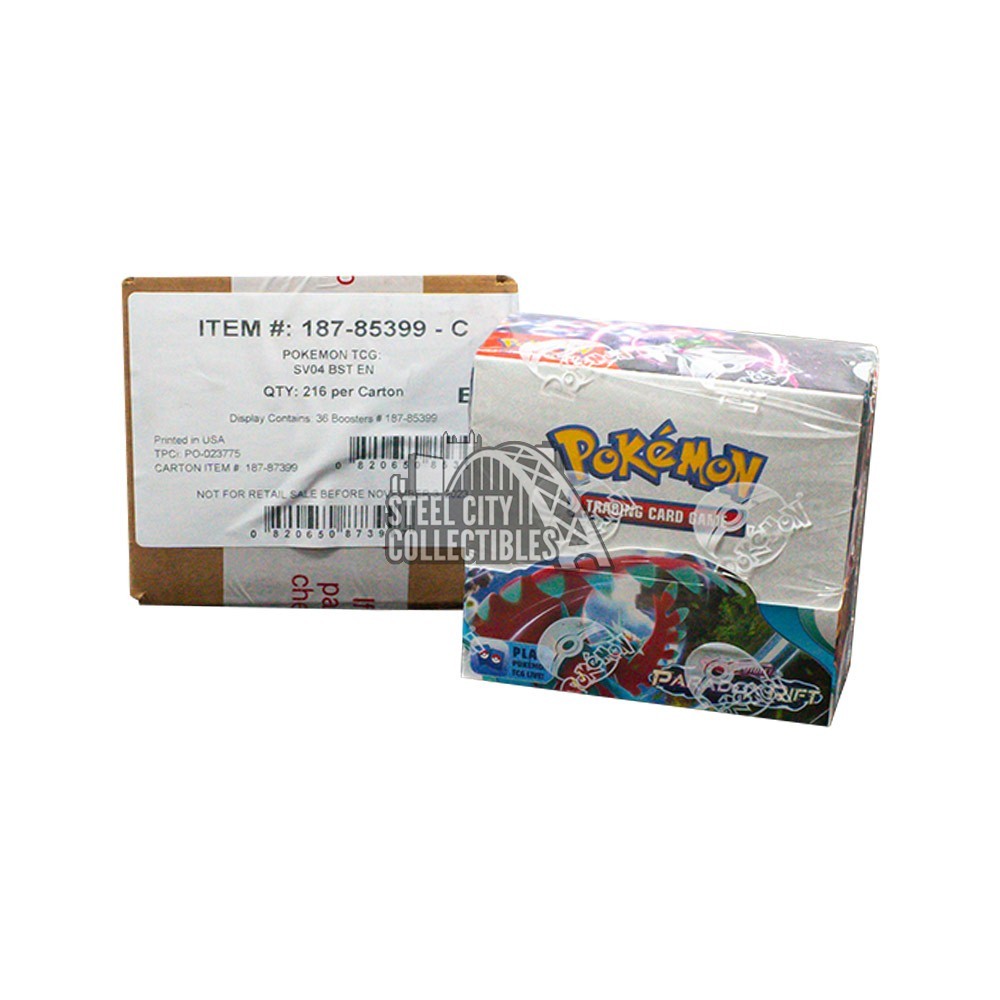Pokemon Scarlet & Violet Paradox Rift Booster 6-Box Case