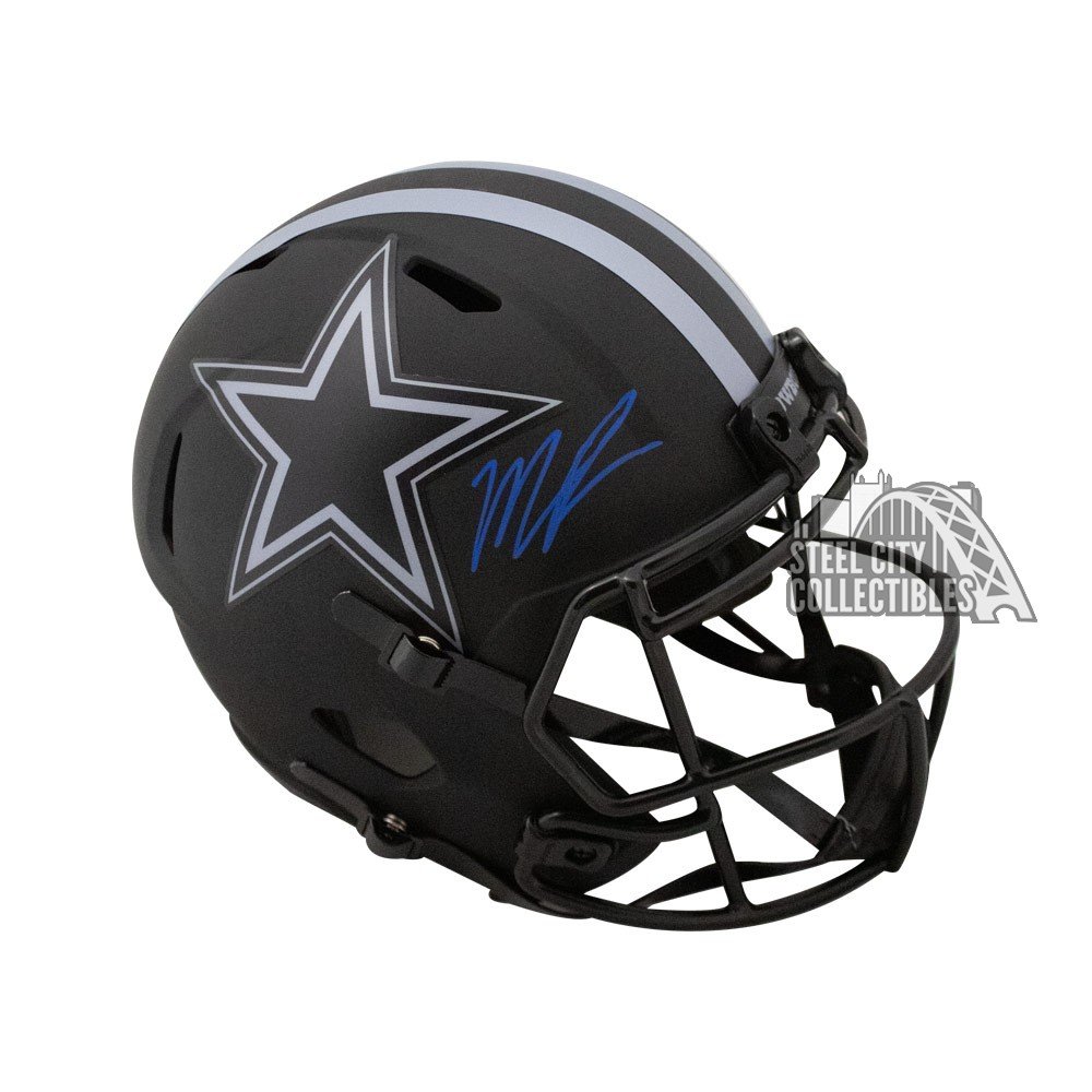 Dallas Cowboys Black Helmet w/ Blue Star Logo MAGNET - NFL Die-cut MAGNET