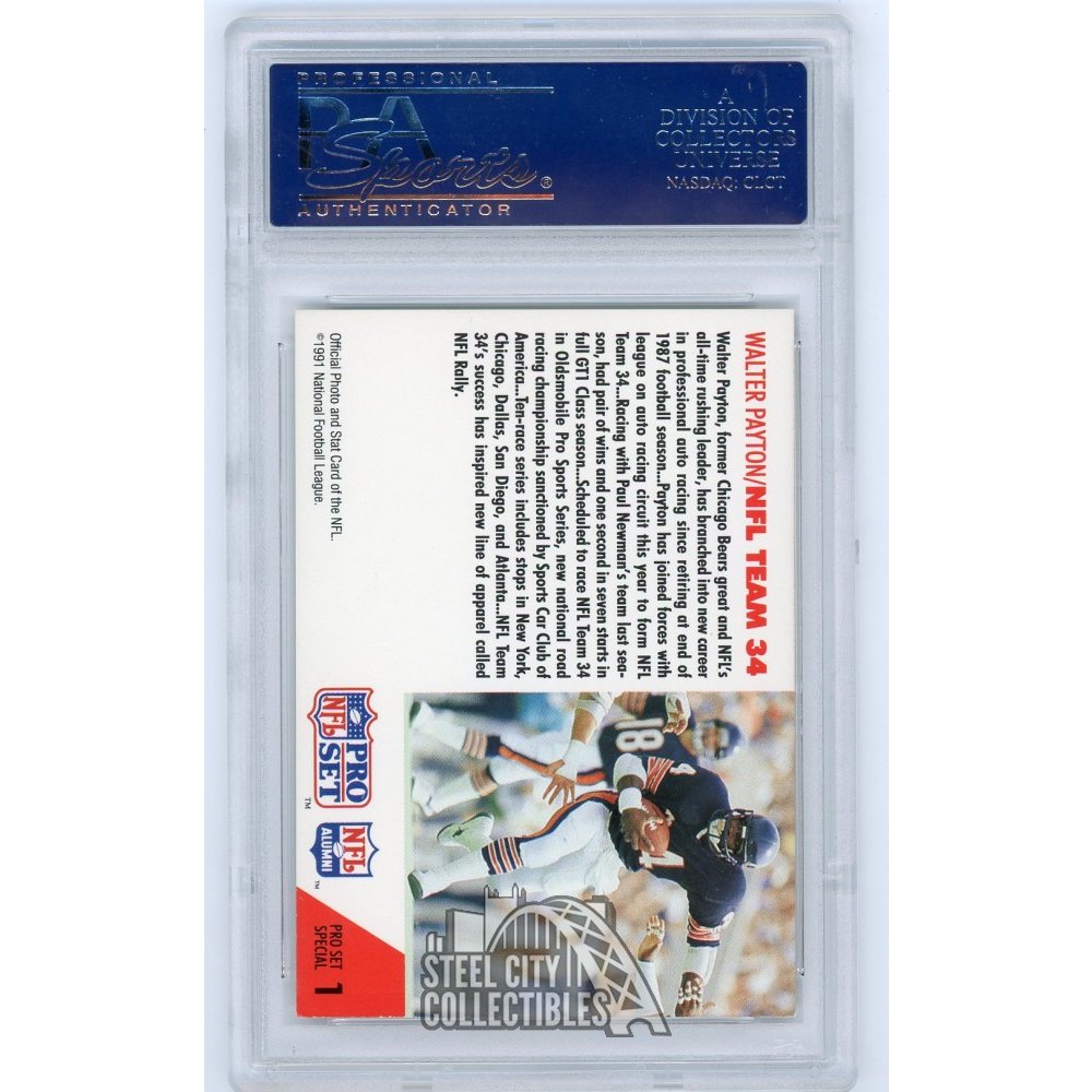 : Walter Payton PSA/DNA Football-Official : Collectibles