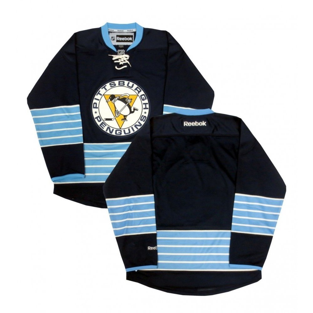 Pittsburgh Penguins Reebok NHL 3rd Alternate Blue Blank Premier Jersey