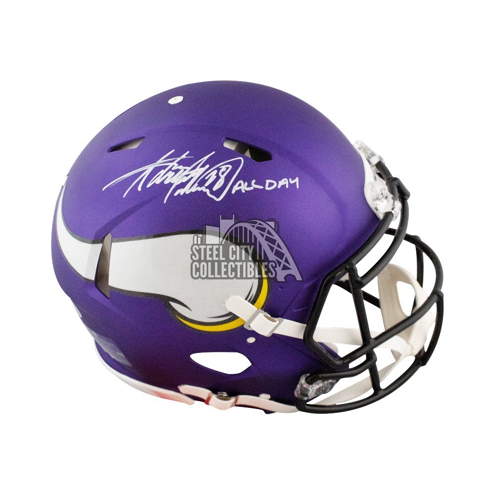 Adrian Peterson Autographed Custom Purple Football Jersey - BAS at