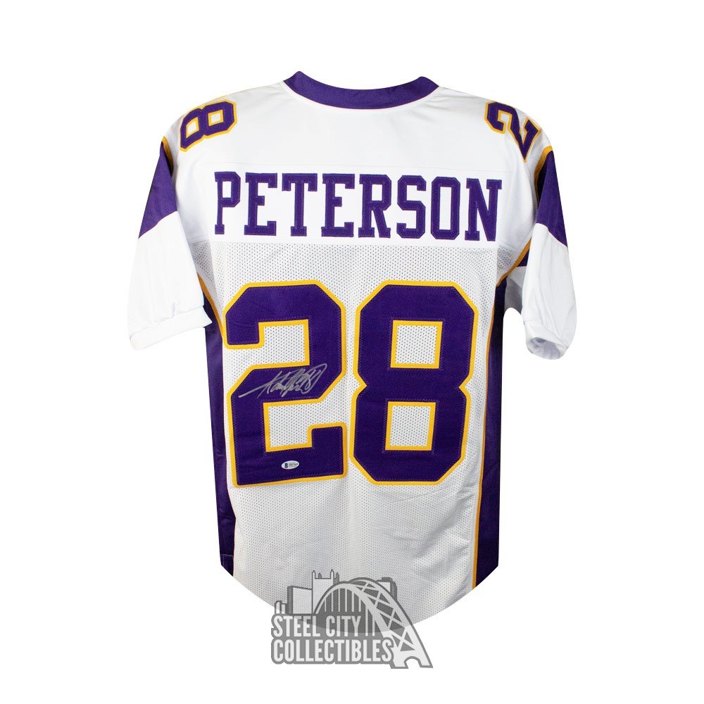 adrian peterson signed jersey