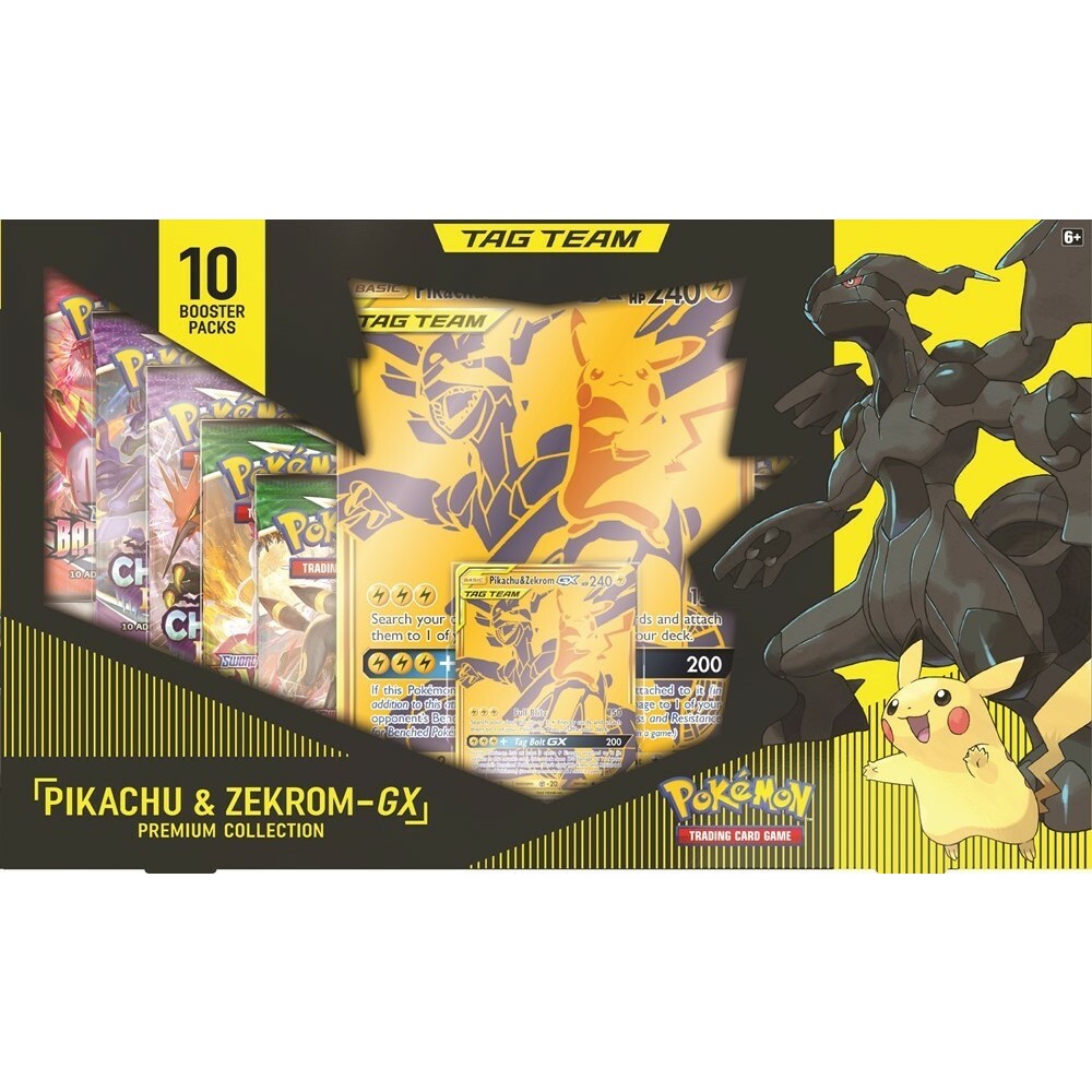 Pokemon Pikachu Zekrom Gx Premium Collection Steel City Collectibles