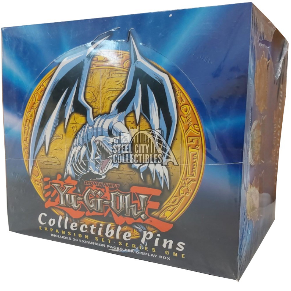 Yu Gi Oh Collectible Pins Expansion Set Series One Display Box Steel City Collectibles