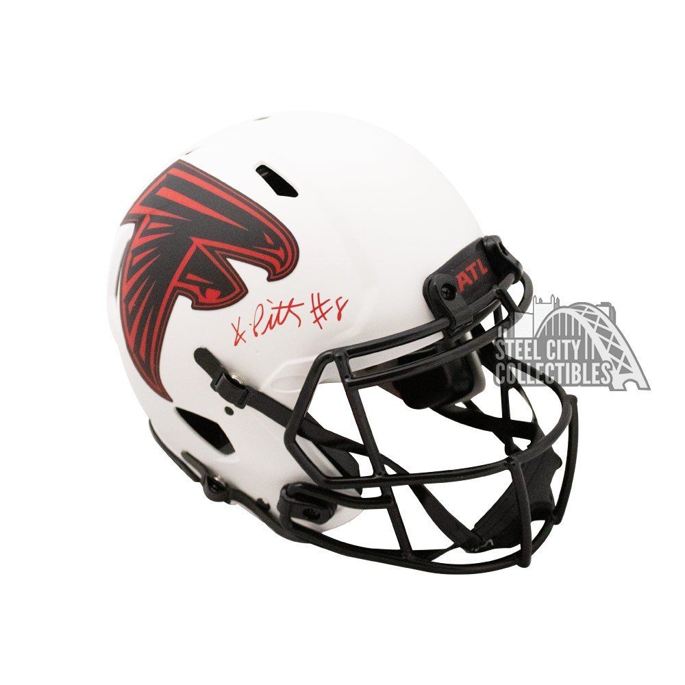 Kyle Pitts Autographed Falcons Lunar Eclipse Authentic Full-Size