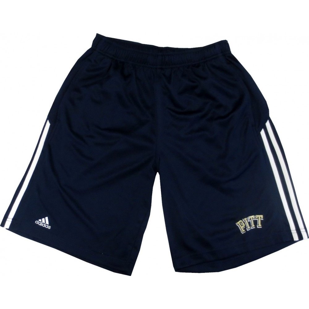 Pitt Panthers Adidas 3-Stripe Blue Athletic Gym Shorts | Steel City ...