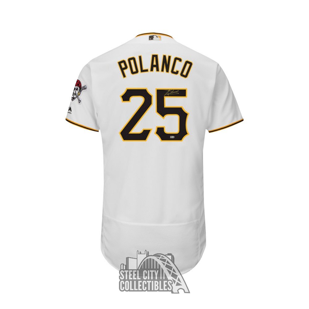 Gregory Polanco Autographed Yellow #25 Jersey