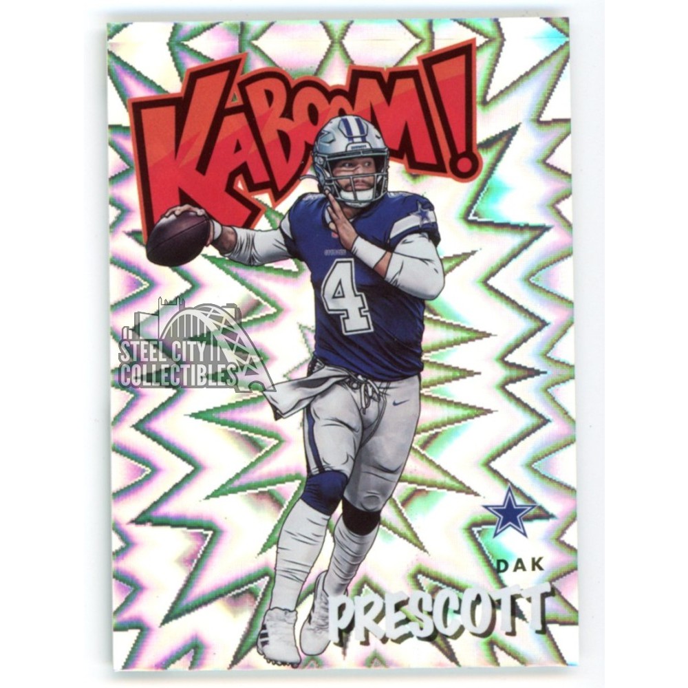 Dak Prescott 2021 Panini Absolute Football Kaboom Card K6 Steel City