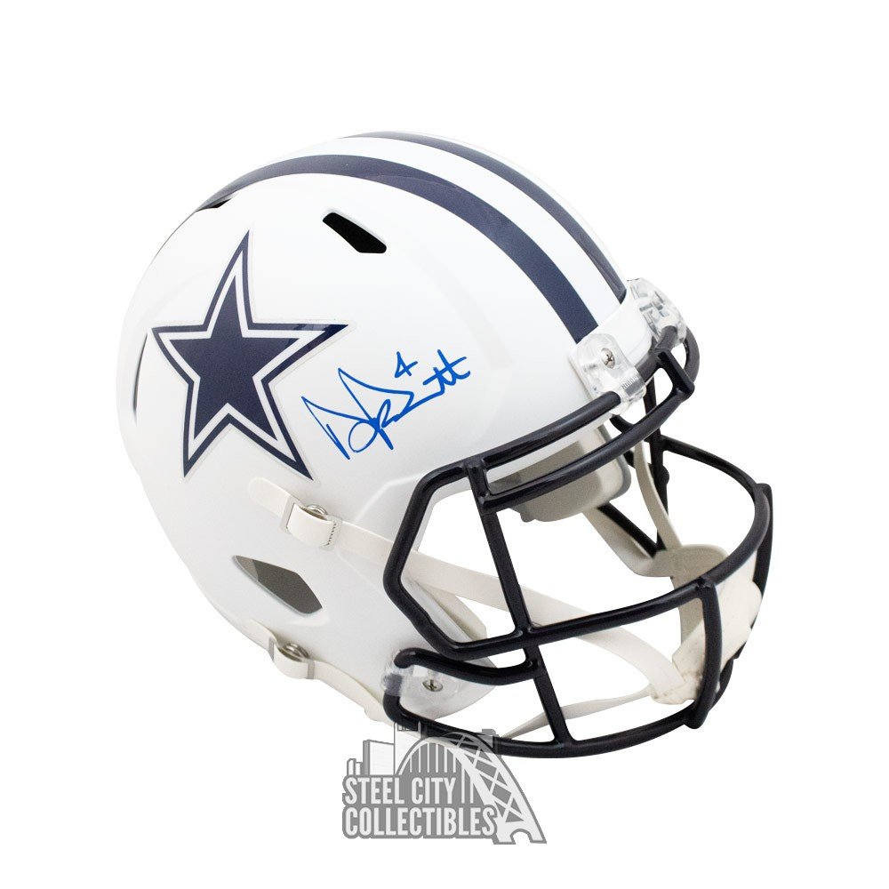 dak prescott autographed helmet