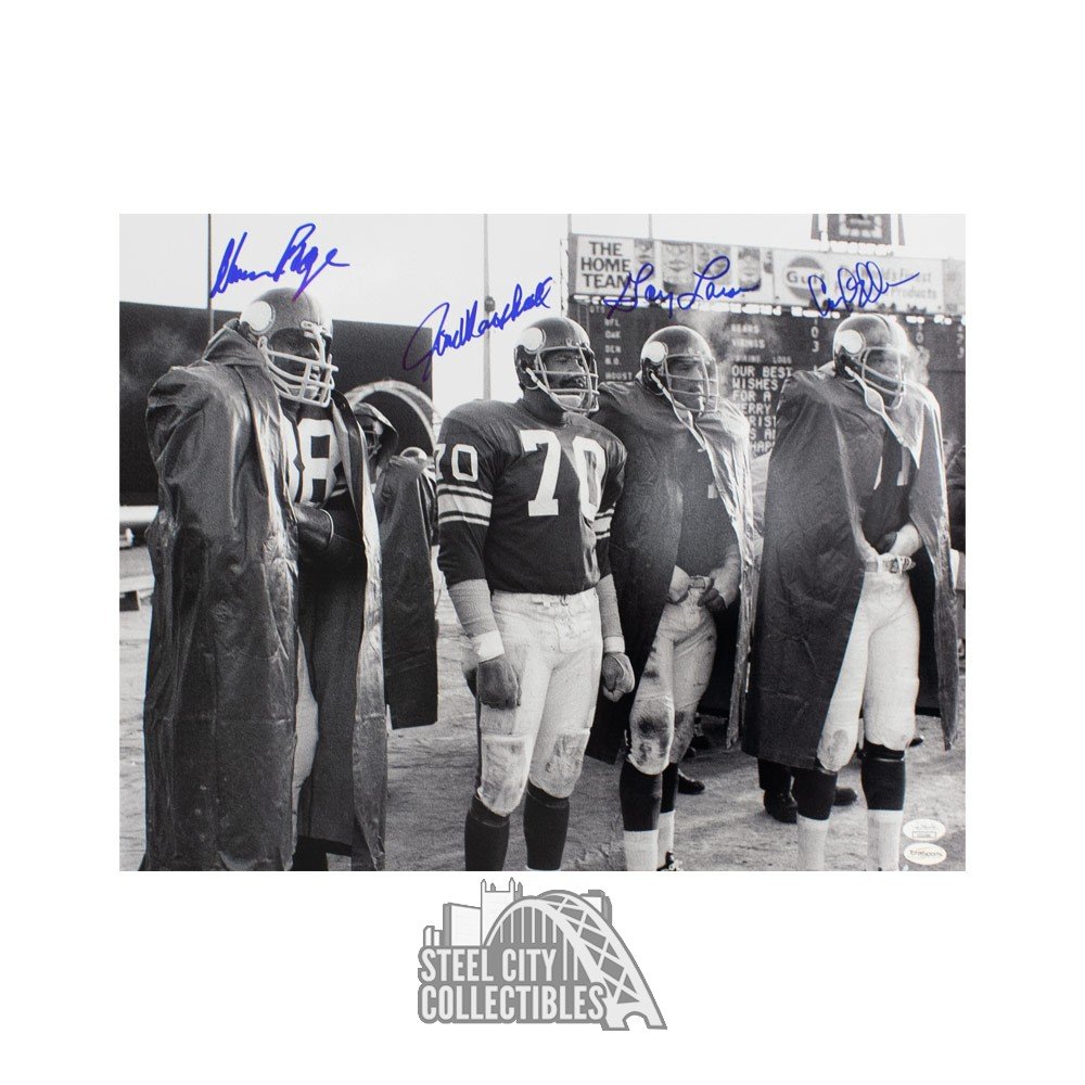 Purple People Eaters Autographed Vikings Jersey –