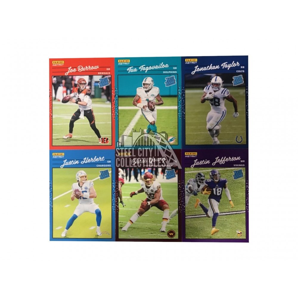 2020 Panini Instant Football Rate Rookie Retro Set (45) Burrow