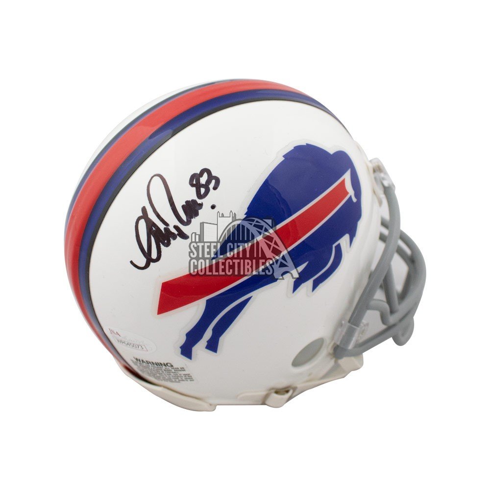 Andre Reed Signed Buffalo Bills Speed Authentic NFL Helmet with “HOF 14”  Inscription – Radtke Sports