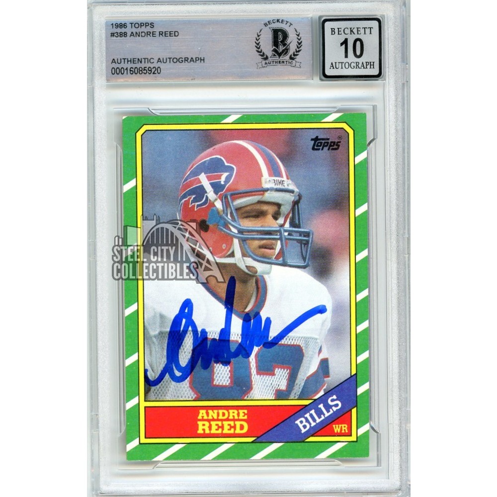 Andre Reed football card