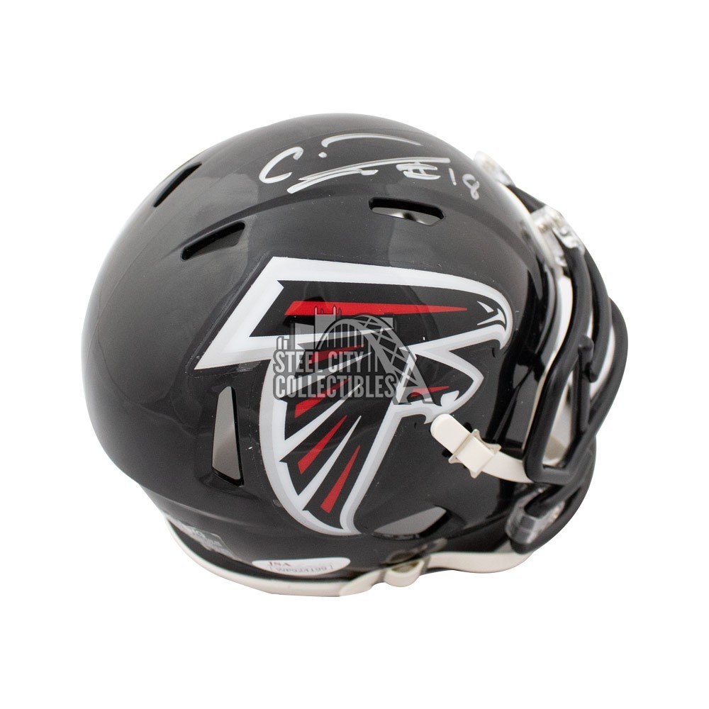 calvin ridley signed helmet