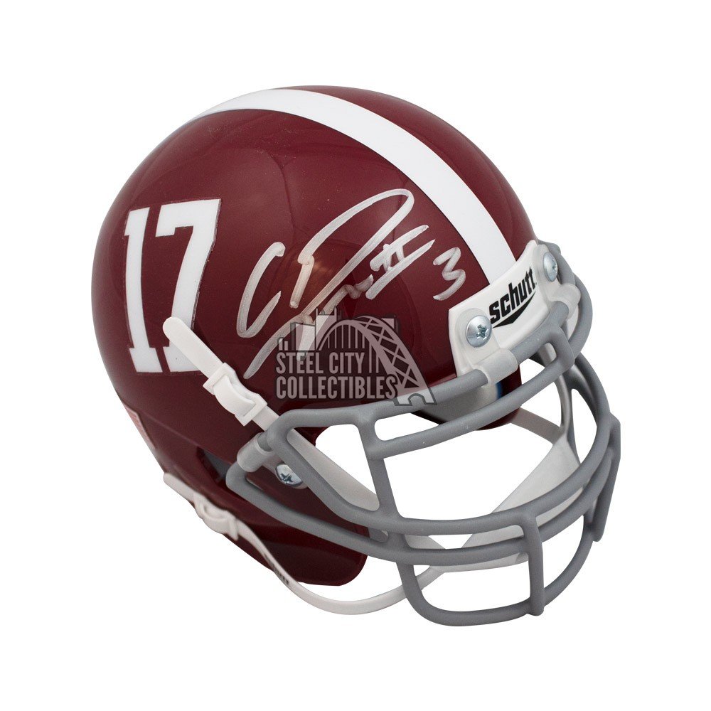 Calvin Ridley Autographed Alabama Crimson Tide Mini Football Helmet - JSA  COA