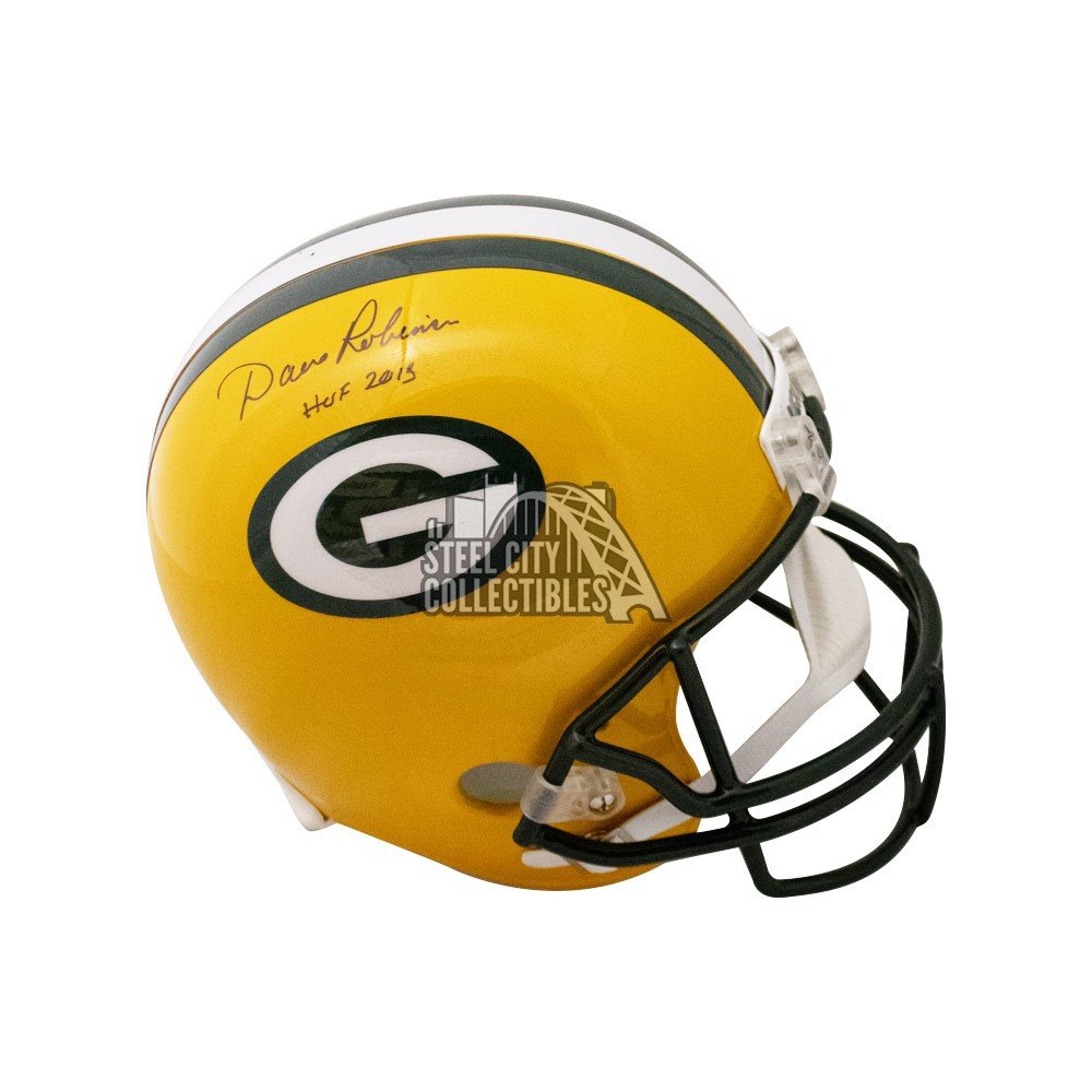 Dave Robinson autographed full size Green Bay Packers helmet with JSA COA