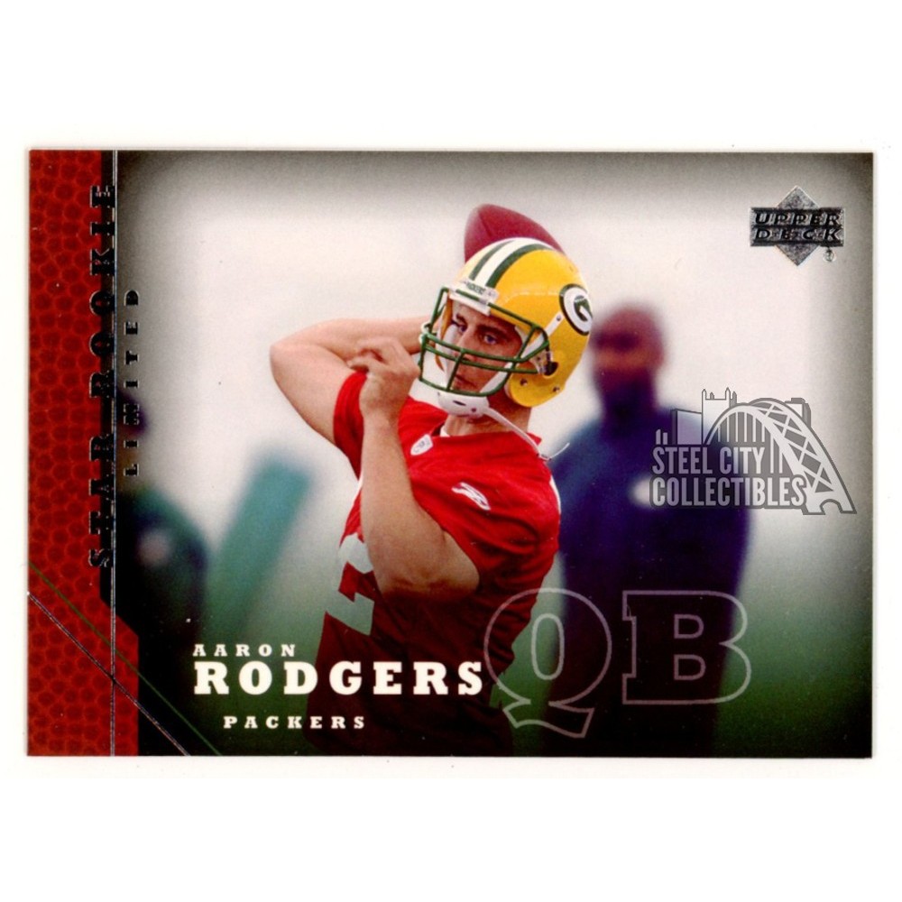 Aaron Rodgers rookie card outlet