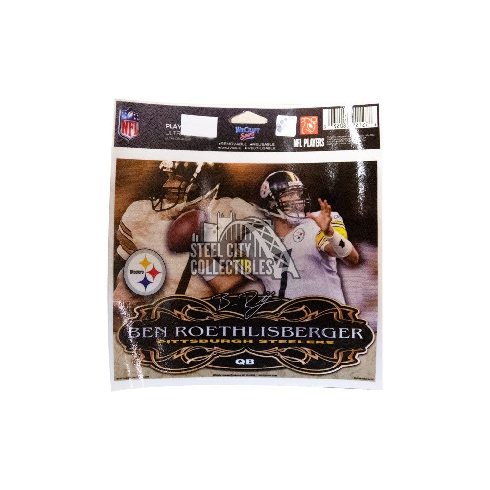 Pittsburgh Steelers Roethlisberger Ultra Decal 4x6