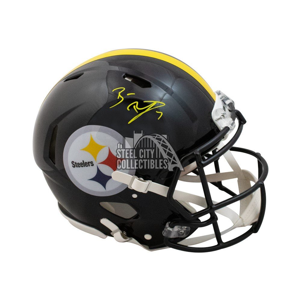 Pittsburgh Steelers #7 Ben Roethlisberger Signed Full Size Authentic Speed  Helmet