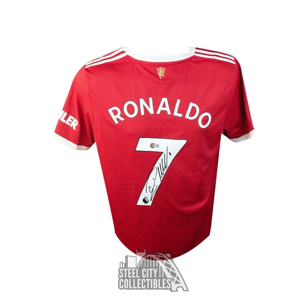 wees stil regionaal Bestrooi Cristiano Ronaldo Autographed Manchester United Adidas Soccer Jersey - BAS  | Steel City Collectibles