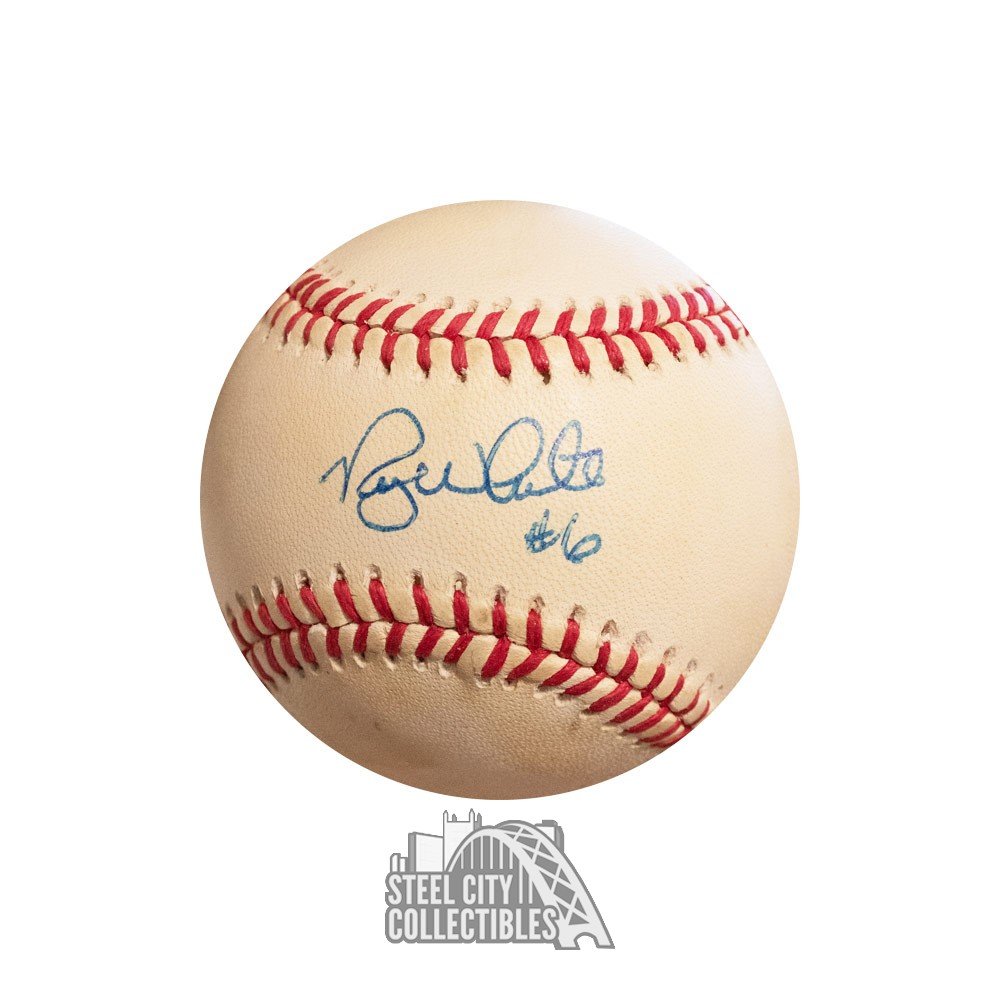 Roy White Autographed Official American League Baseball Psadna Coa Discoloration Steel