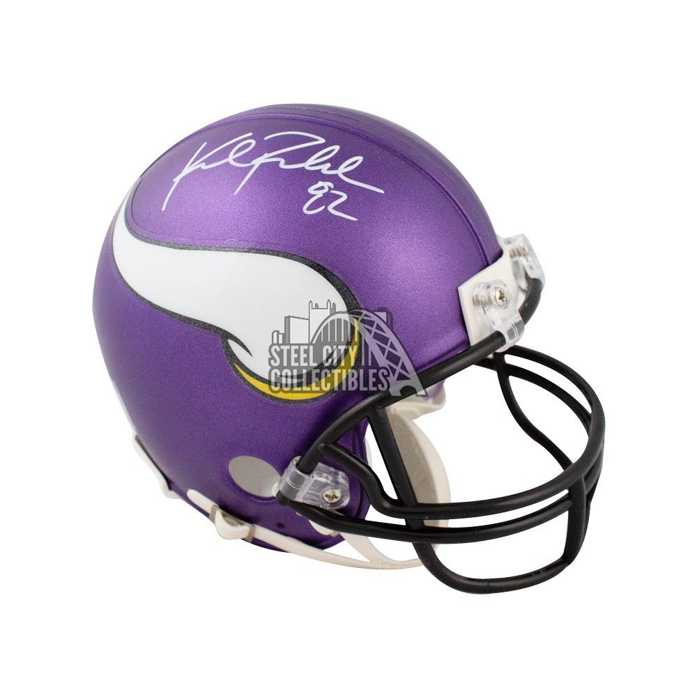 Riddell Kyle Rudolph Minnesota Vikings Signed Mini Football Helmet