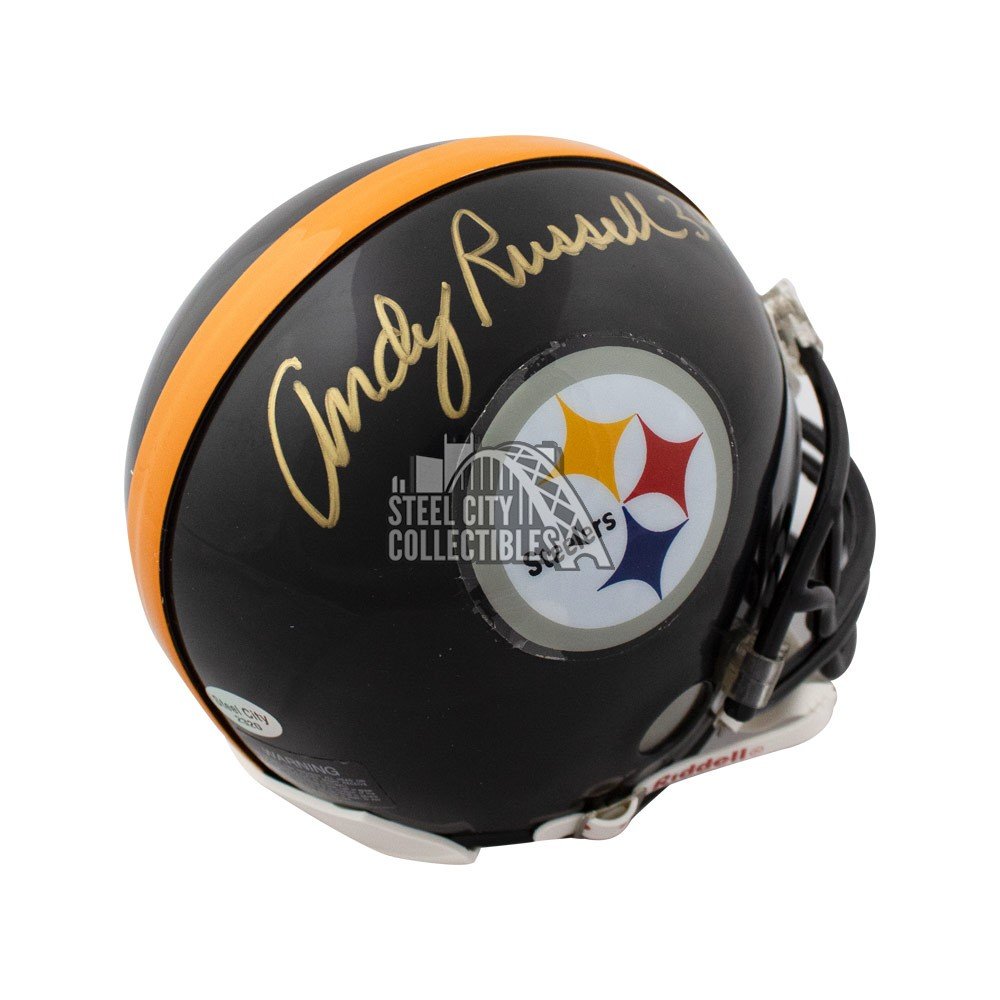 Dermontti Dawson Pittsburgh Steelers Fanatics Authentic Autographed Riddell  Camo Speed Mini Helmet with HOF 12 Inscription