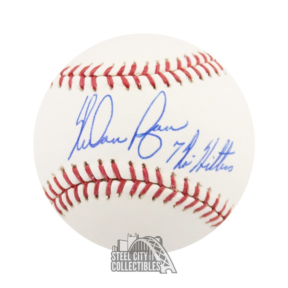 Nolan Ryan Autographed Baseball with 7 No-Hitters Inscription