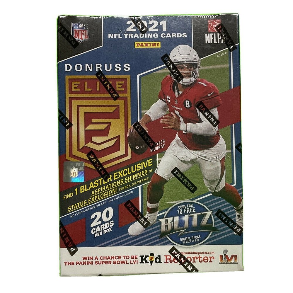 2021 Panini Donruss Elite Football 4Pack Blaster Box Steel City