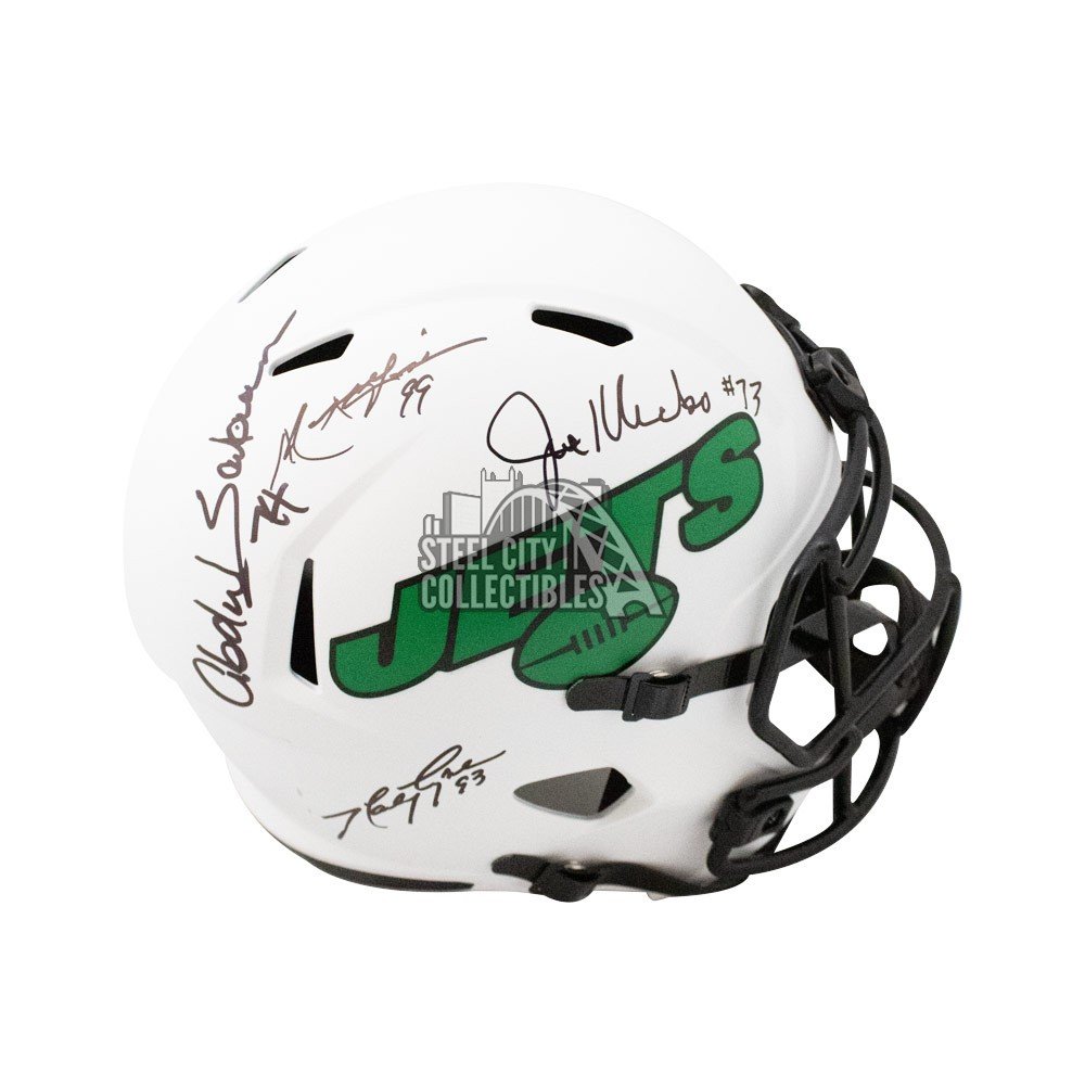 New York Jets Sack Exchange Eclipse Replica Full Size Helmet w/JSA