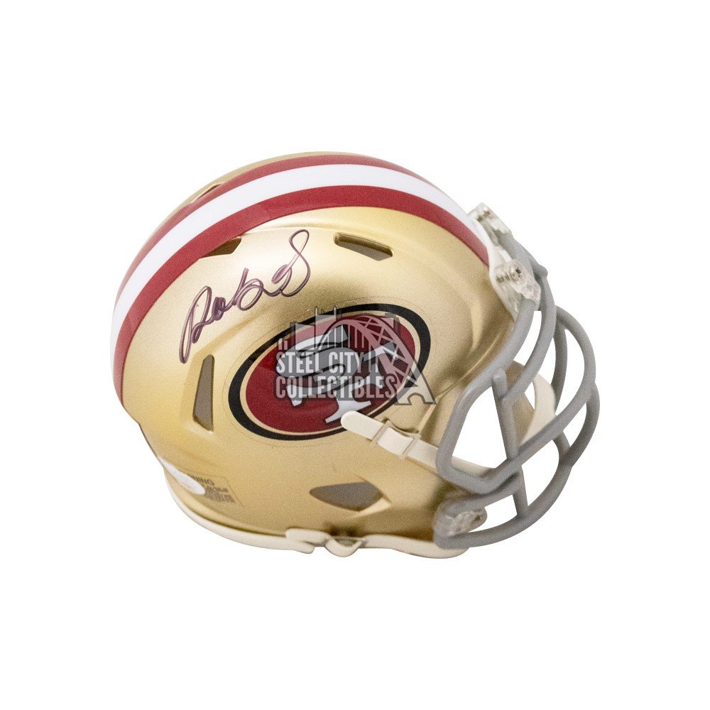 DEEBO SAMUEL SIGNED SPEED 49ER'S MINI HELMET - JSA COA