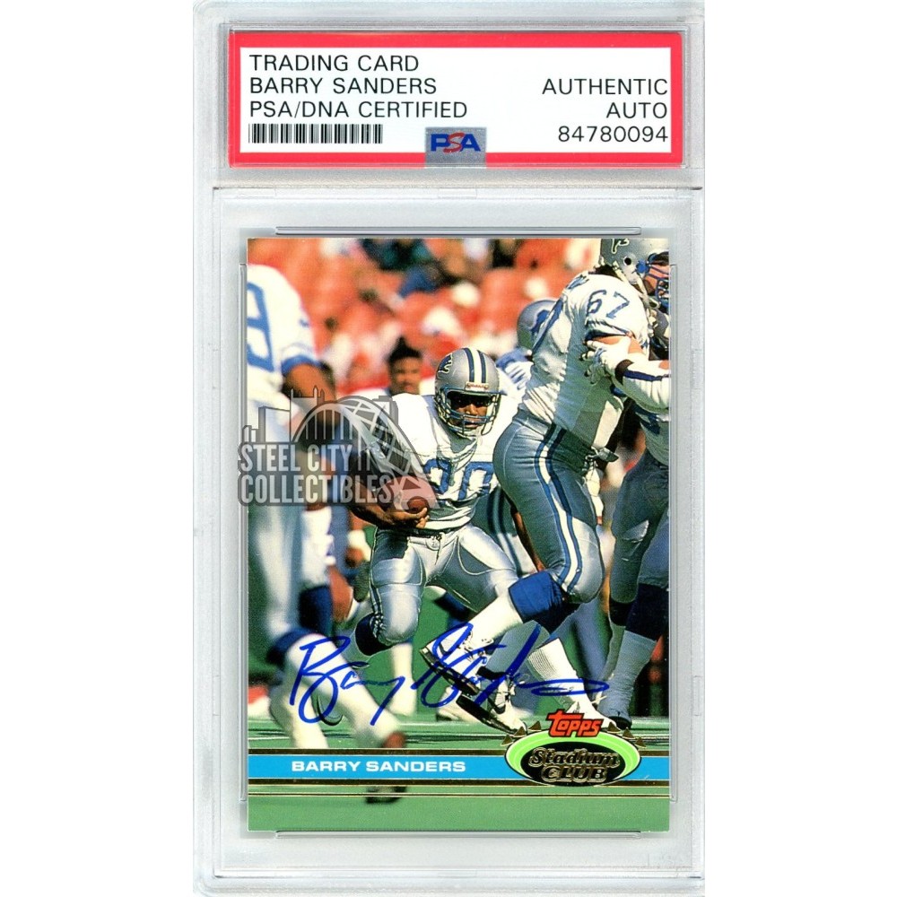 Barry Sanders Memorabilia, Barry Sanders Collectibles, NFL Barry