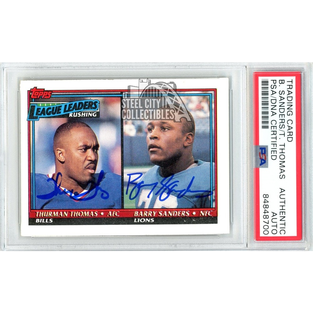 Thurman Thomas  PSA AutographFacts℠