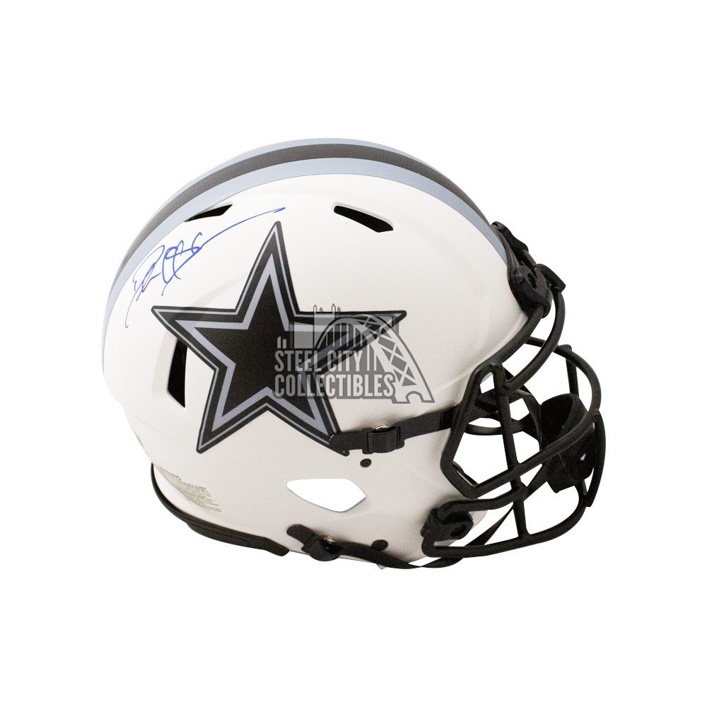 Deion Sanders Autographed Dallas Cowboys Lunar Eclipse Authentic Full-Size  Football Helmet - BAS