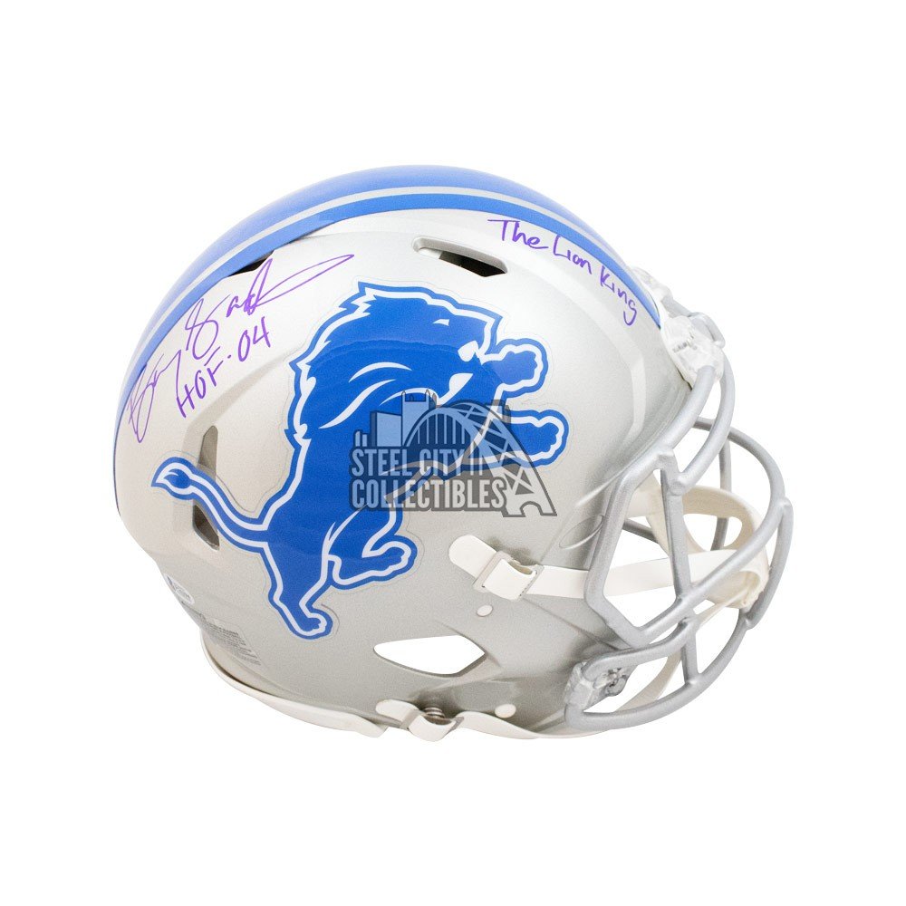 Jared Goff Signed Detroit Lions Fs Alternate Speed Replica Helmet