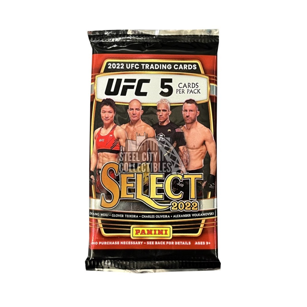 2022 Panini Select UFC Hobby Pack Steel City Collectibles