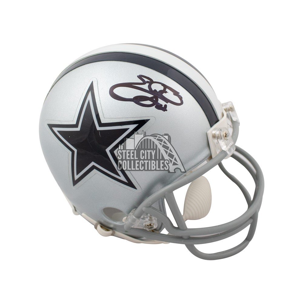 Emmitt Smith Autographed Dallas Cowboys Eclipse Authentic Full-Size  Football Helmet - BAS COA