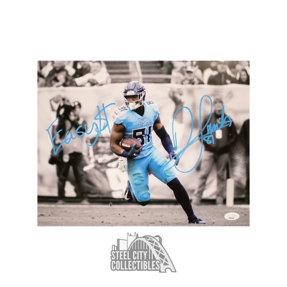 Jonnu Smith Autographed Tennessee Titans 11x14 Photo - JSA COA (Jumping)